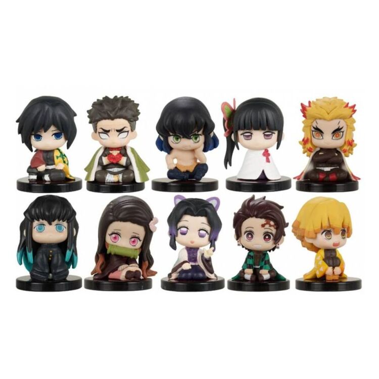 Product Demon Slayer Kimetsu no Yaiba Blind Foil Pac Mini Seated Figures Random image