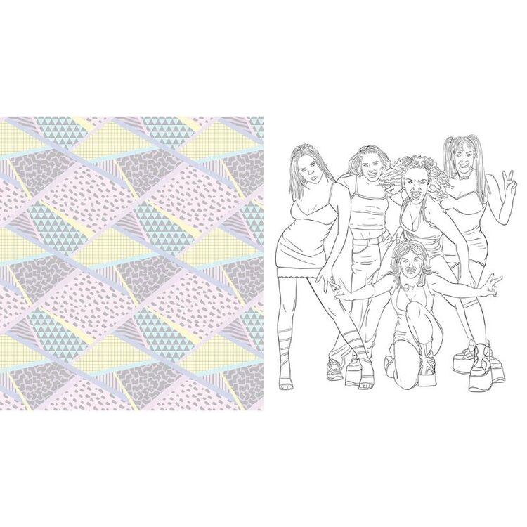 Product Best Of 90's Coloring Book image