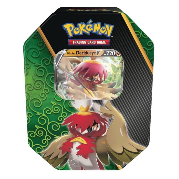 Product PKM Divergent Powers 2022 Summer Hisuian Decidueye V Tin image