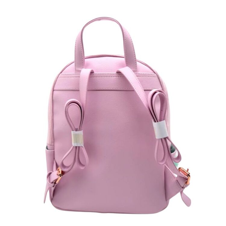 Product Τσάντα Πλάτης Disney Stitch and Angel Corduroy Pink Backpack image