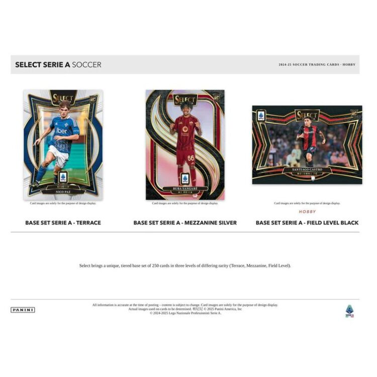 Product Panini 2024-2025 Select Serie A Soccer Hobby Box image