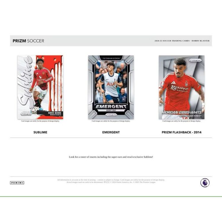 Product Panini 2024-2025 Prizm EPL Soccer Retail Box image
