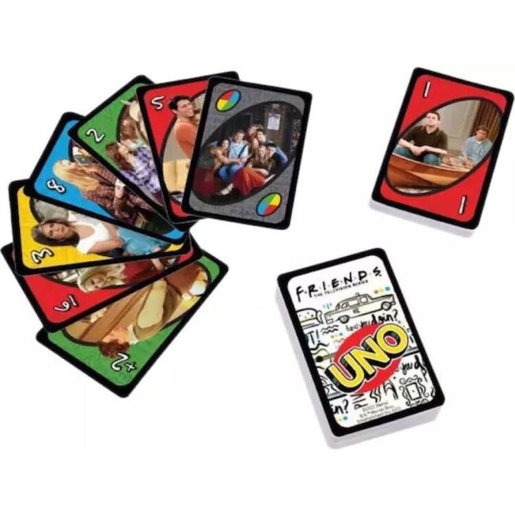 Product Uno Friends The Television Series Card Game image