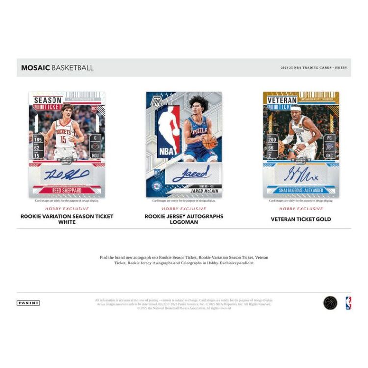 Product Panini Mosaic Basketball 2024/2025 Hobby Box image