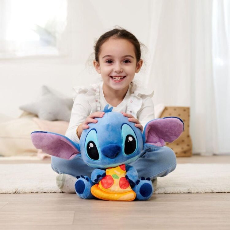 Product Disney Stitch With Pizza Plush image