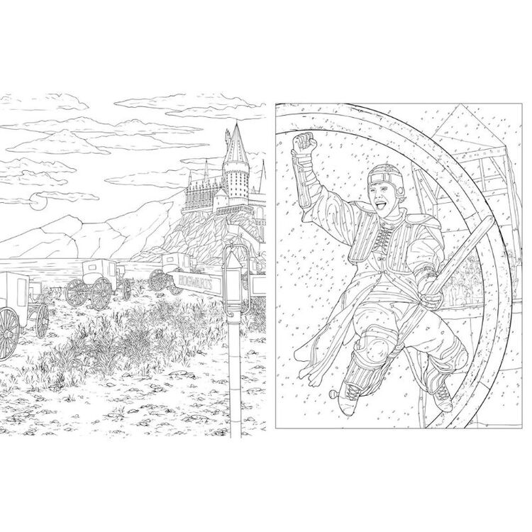Product Harry Potter: Travels Through the Wizarding World: An Official Coloring Book image