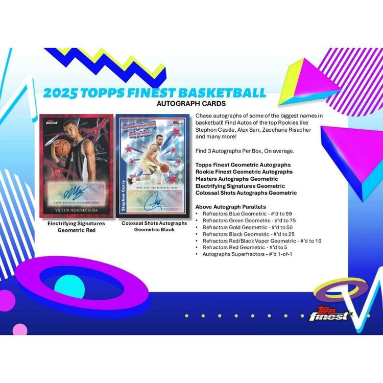 Product Topps 2024-2025 Basketball Finest Breakers Delighted Box image