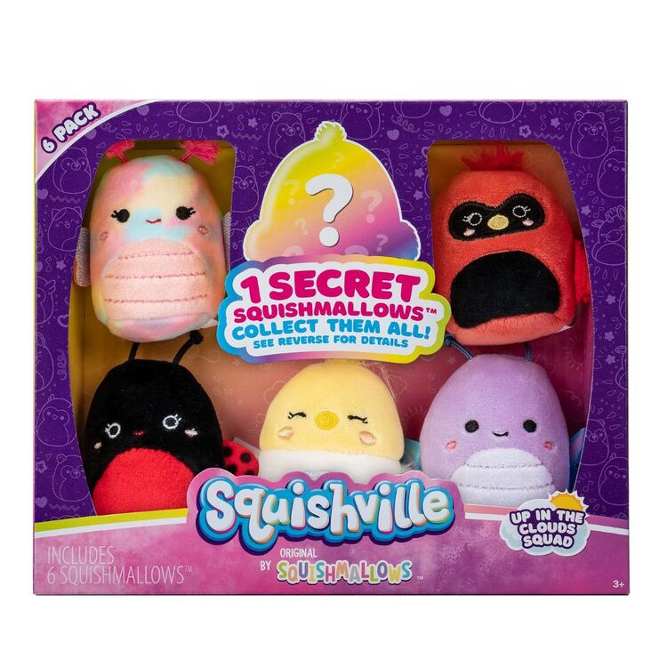Product Squishville Mini Squishmallows 6-pack Up In The Clouds Squad image