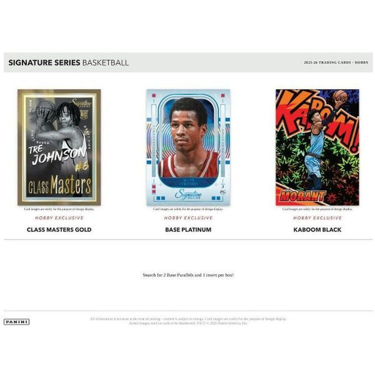 Product Topps 2025-26 Signature Series Basketball Hobby Box image