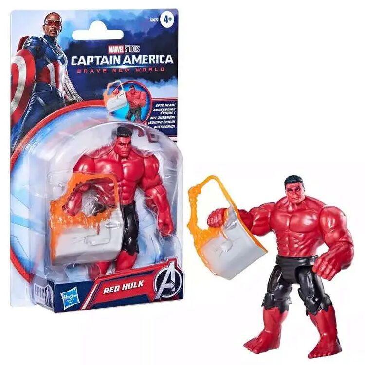 Product Hasbro Marvel Avengers: Captain America Brave New World - Red Hulk 4" Deluxe Villain Figure (G0072) image