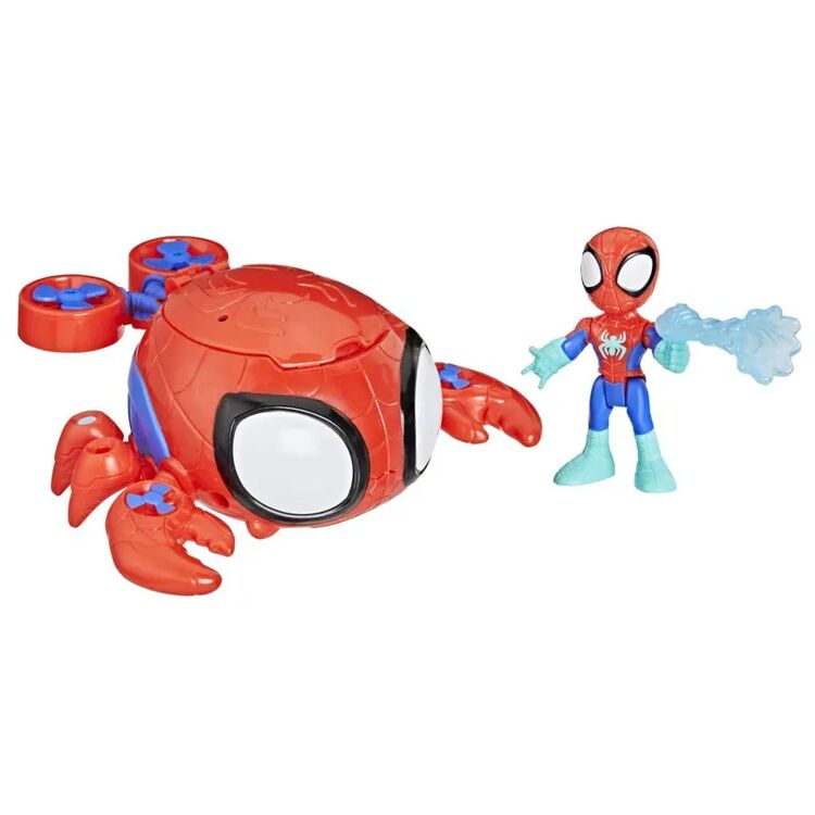 Product Hasbro Disney Jr. Marvel: Spidey And His Amazing Friends Waterwebs - Spider Crab Figure & Vehicle (G1464) image