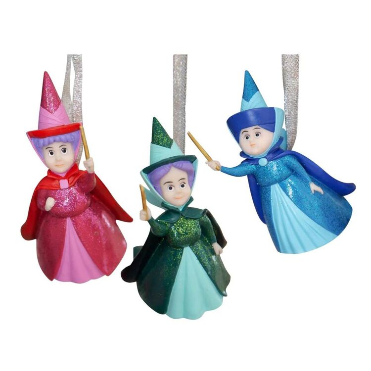 Product Χριστουγεννιάτικα Στολίδια Σετ των 3 Disney Merryweather,Flora, Fauna image