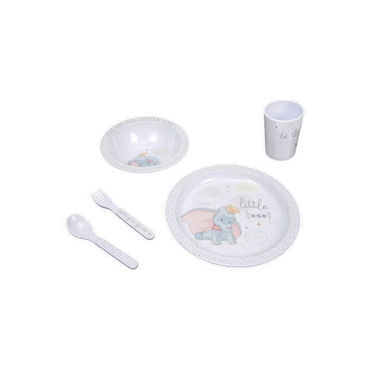 Product Disney Dumbo 5 Piece Melamine Crockery Set image