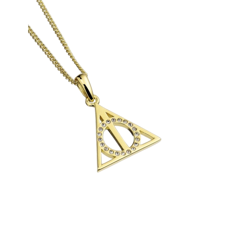 Product Harry Potter Deathly Hallows Gold Plated Necklace image