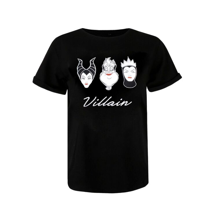 Product Disney Villain Black Ladies T-shirt image