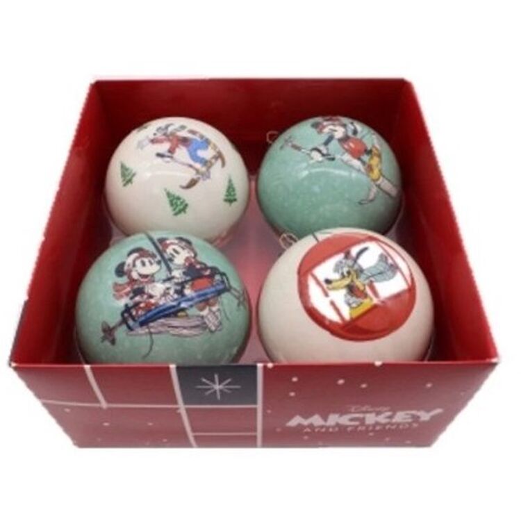 Product Χριστουγεννιάτικες Μπάλες Disney Mickey 4 Baubles image