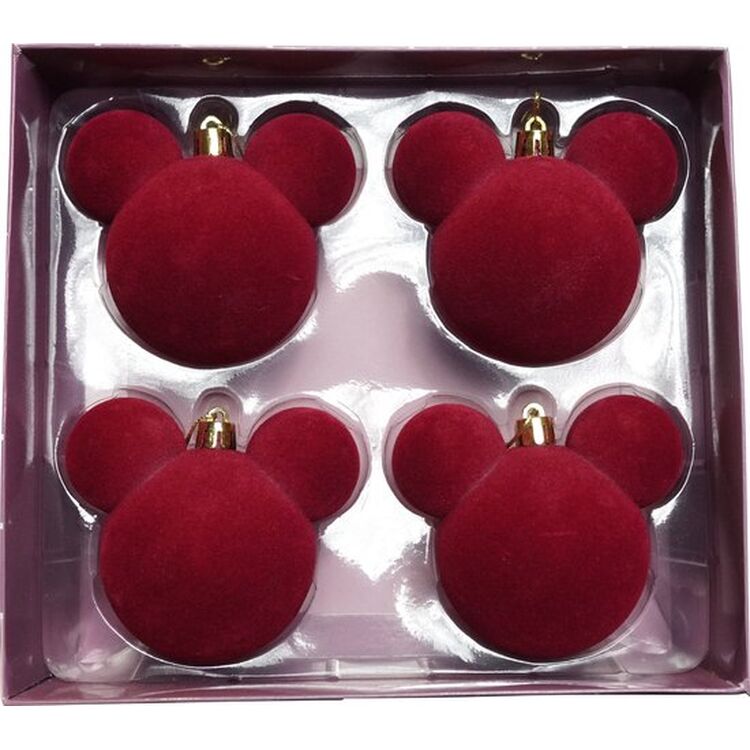 Product Χριστουγεννιάτικα Στολίδια Disney Mickey Ear Bauble Velvet Red image