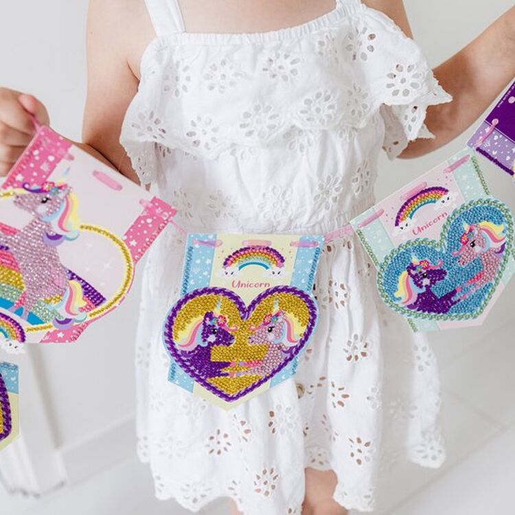 Product Totum: Unicorn - Diamond Painting Garland (TT071056) image