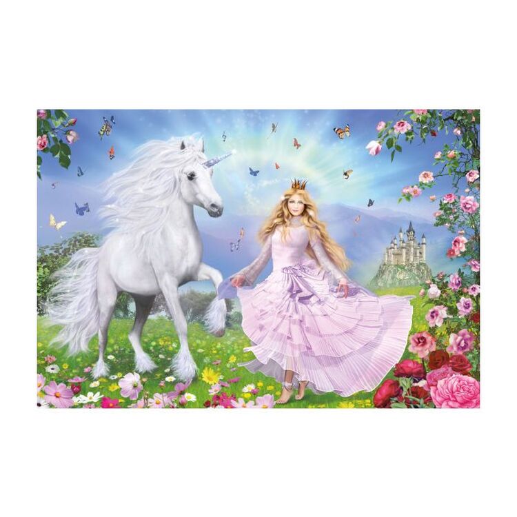 Product Puzzle 55565 Princess Of The Unicorns 100 Pieces image