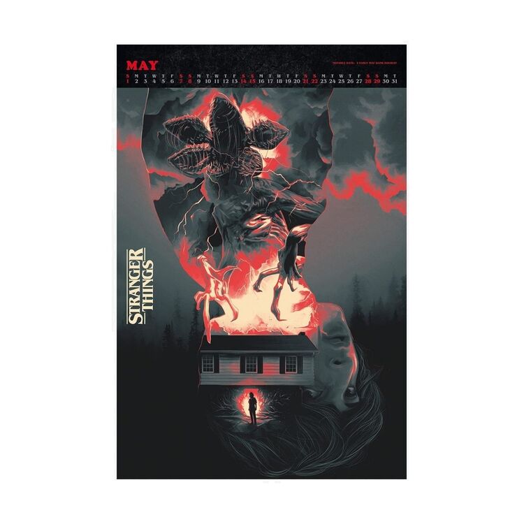 Product Stranger Things A3 Calendar 2022 image