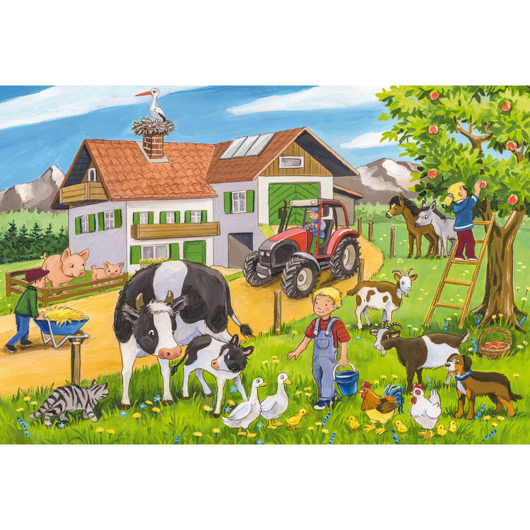 Product Puzzle 56216 On The Farm 3x24 Pieces image