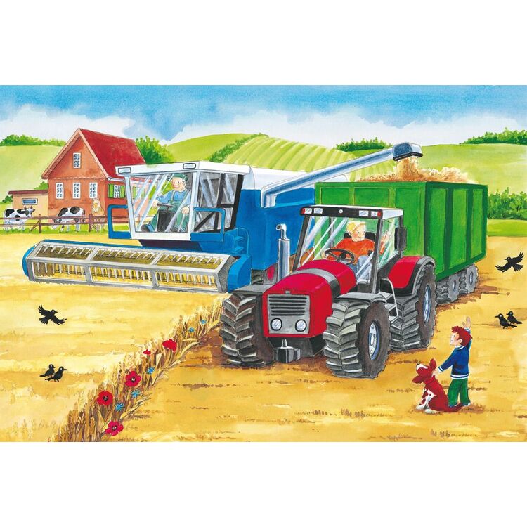 Product Puzzle 56216 On The Farm 3x24 Pieces image