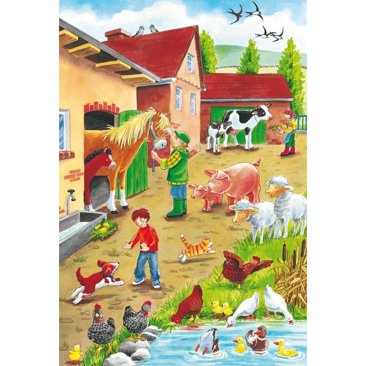 Product Puzzle 56216 On The Farm 3x24 Pieces image