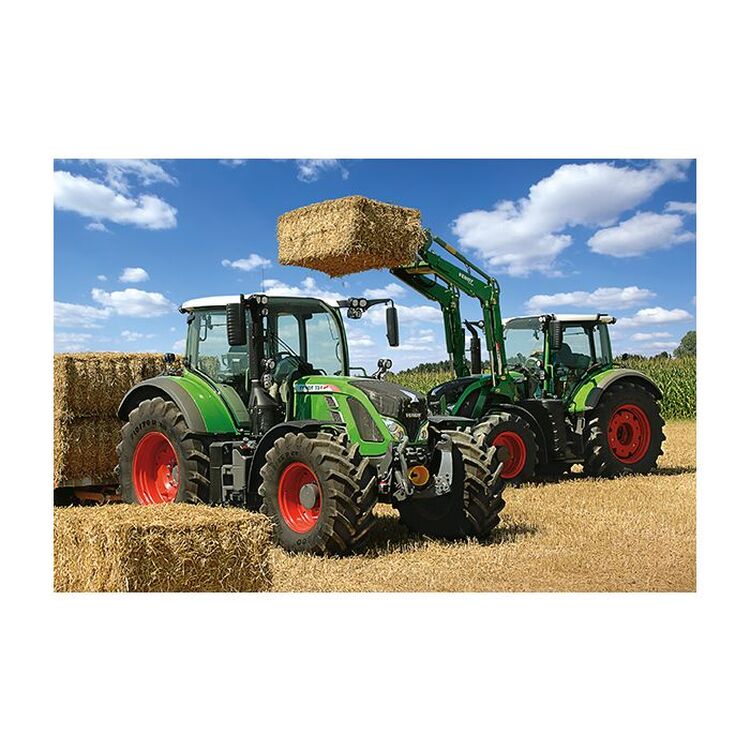 Product Puzzle 56256 Fendt 724 Vario,716 Vario With Frontloader Cargo 100 Pieces image