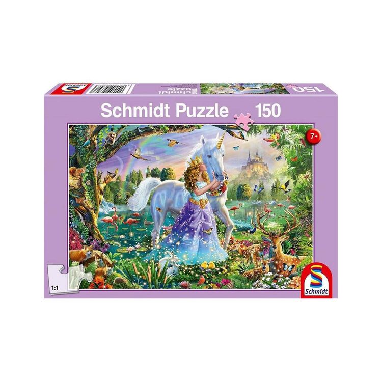 Product Παζλ 56307 Princess, Unicorn And Castle 150 Κομμάτια image