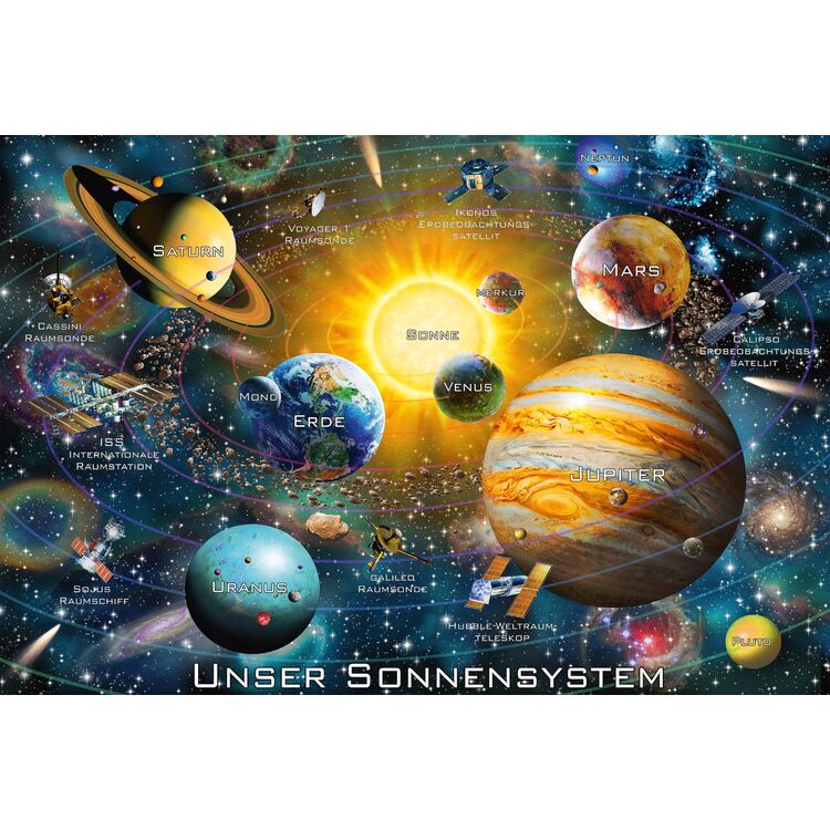 Product Puzzle 56308 Our Solar System 200 Pieces image