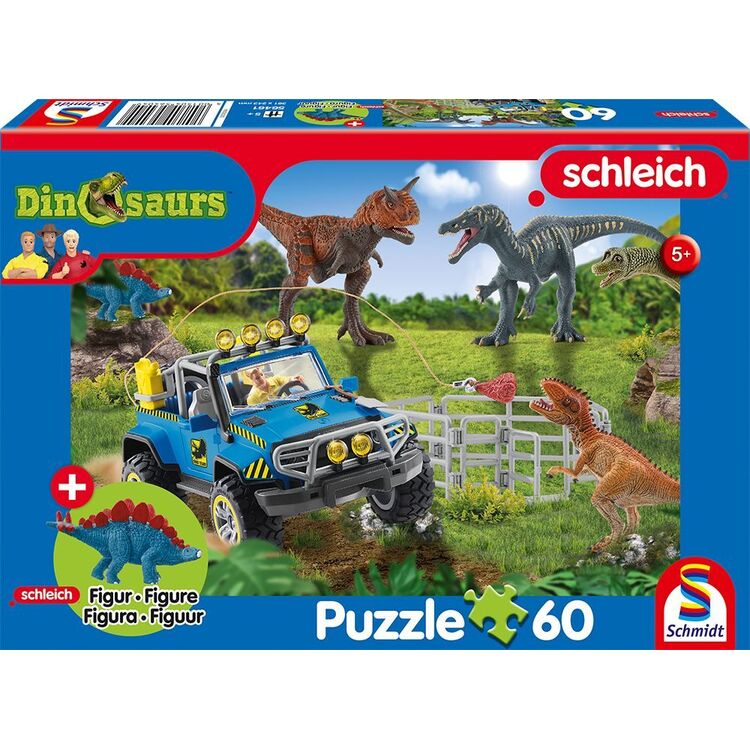Product Puzzle 56461 Schleich Prehistoric Giants (Baby Stegosaurus) 60 Pieces image