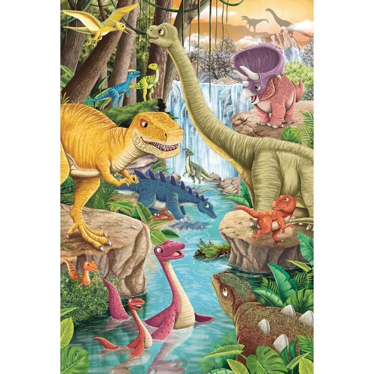 Product Παζλ 56465 Dinosaur Fun 3x24 Κομμάτια image