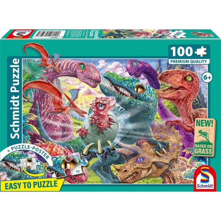 Product Παζλ 56527 Small Dinosaurs, Big Adventures 100 Κομμάτια image