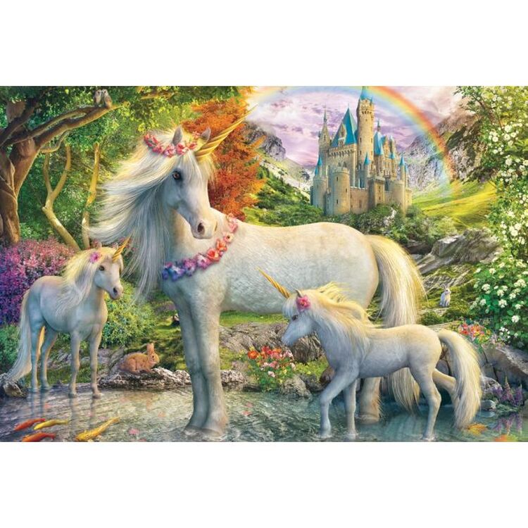 Product Παζλ 56540 Unicorn Mare With Two Foals 200 Κομμάτια image