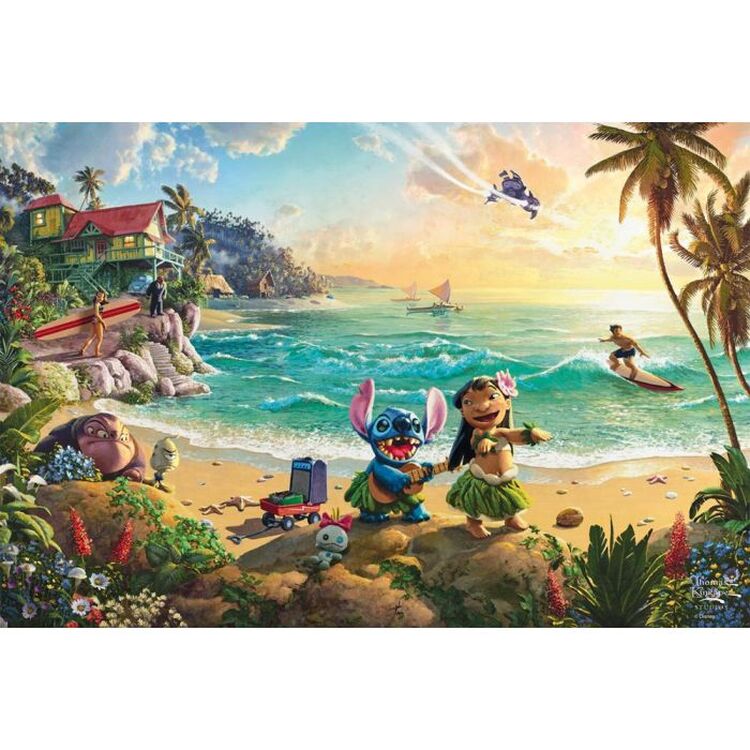 Product Παζλ 56557 Kinkade Lilo & Stitch 200 Κομμάτια image