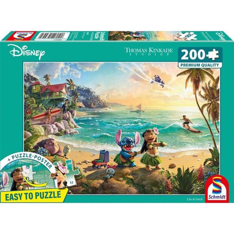 Product Παζλ 56557 Kinkade Lilo & Stitch 200 Κομμάτια image