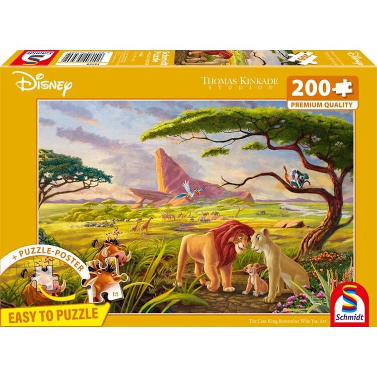 Product Παζλ 56560 Kinkade The Lion King Remember Who You Are 200 Κομμάτια image