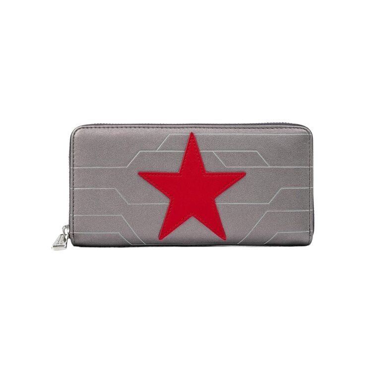 Product Loungefly Marvel Winter Soldier Cosplay Zip Around Wallet image