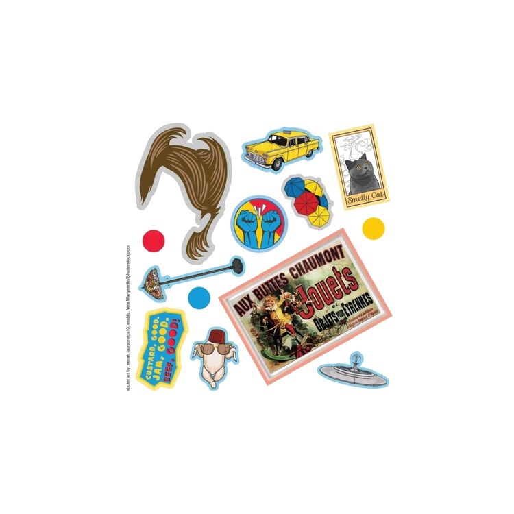Product Friends The One With All The Stickers : An Unofficial Sticker Book for Fans of Friends image