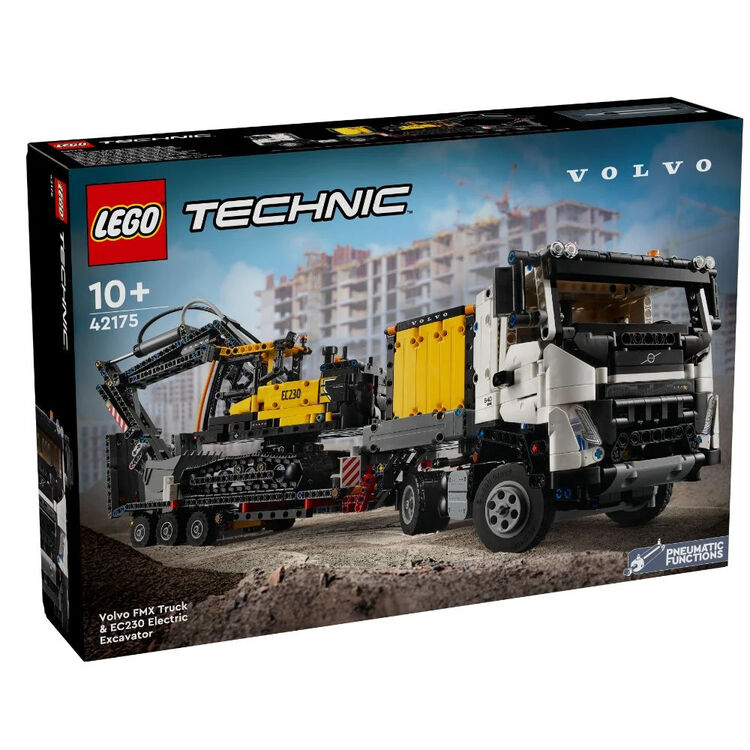 Product LEGO® Technic: Φορτηγό Volvo FMX & Ηλεκτρικός Εκσκαφέας EC230 (42175) image