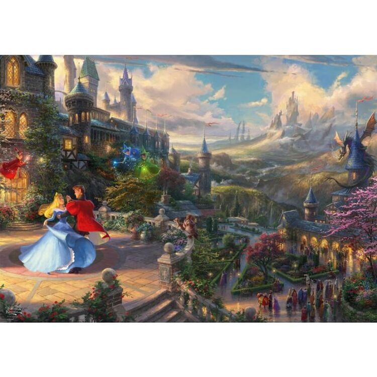 Product Παζλ 57369 Kinkade Disney Sleeping Beauty Dancing In The Enchanted Light 1000 Κομμάτια image
