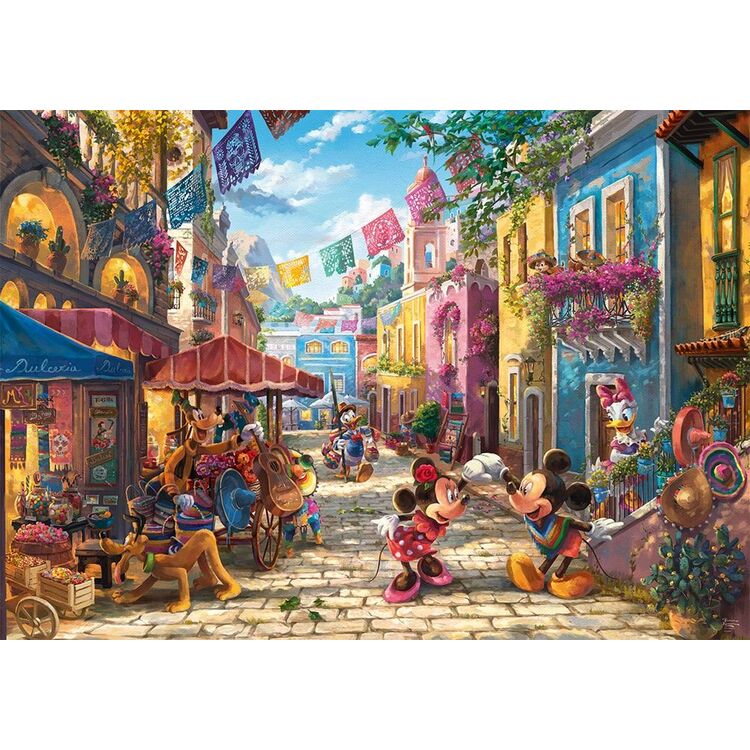 Product Παζλ 57397 Kinkade Disney Mickey & Minnie In Mexico 6000 Κομμάτια image