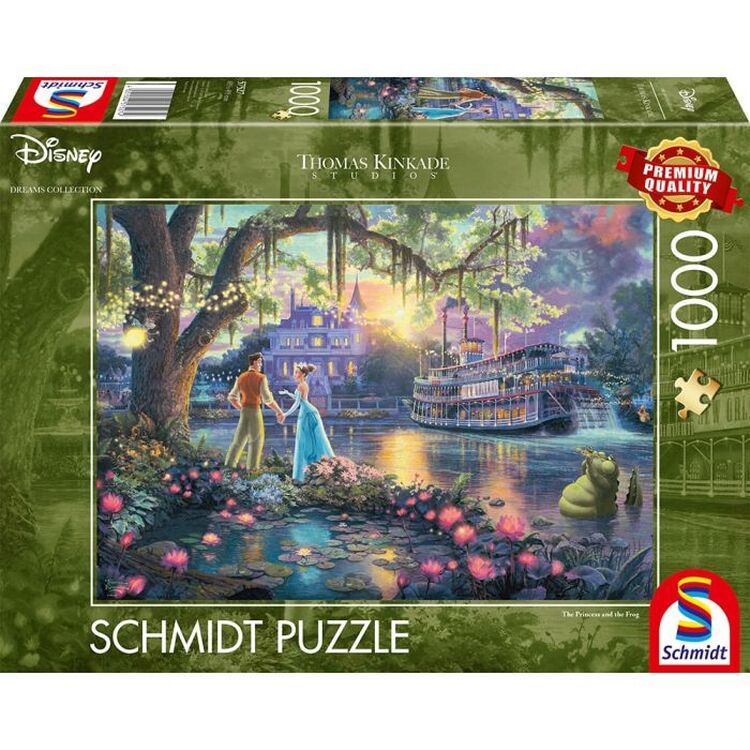 Product Παζλ 57527 Kinkade Disney Disney,the Princess And The Frog 1000 Κομμάτια image