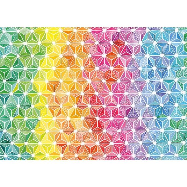 Product Παζλ 57579 Josie Lewis Colourful Triangles 1000 Κομμάτια image