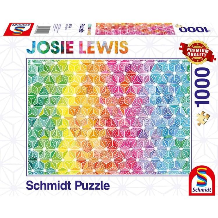 Product Παζλ 57579 Josie Lewis Colourful Triangles 1000 Κομμάτια image