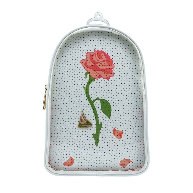 Product Loungefly Disney Beauty And The Beast Pin Trader Backpack image