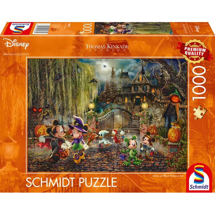 Product Παζλ 58033 Kinkade Disney Mickey & Minnie Halloween Fun 1000 Κομμάτια image