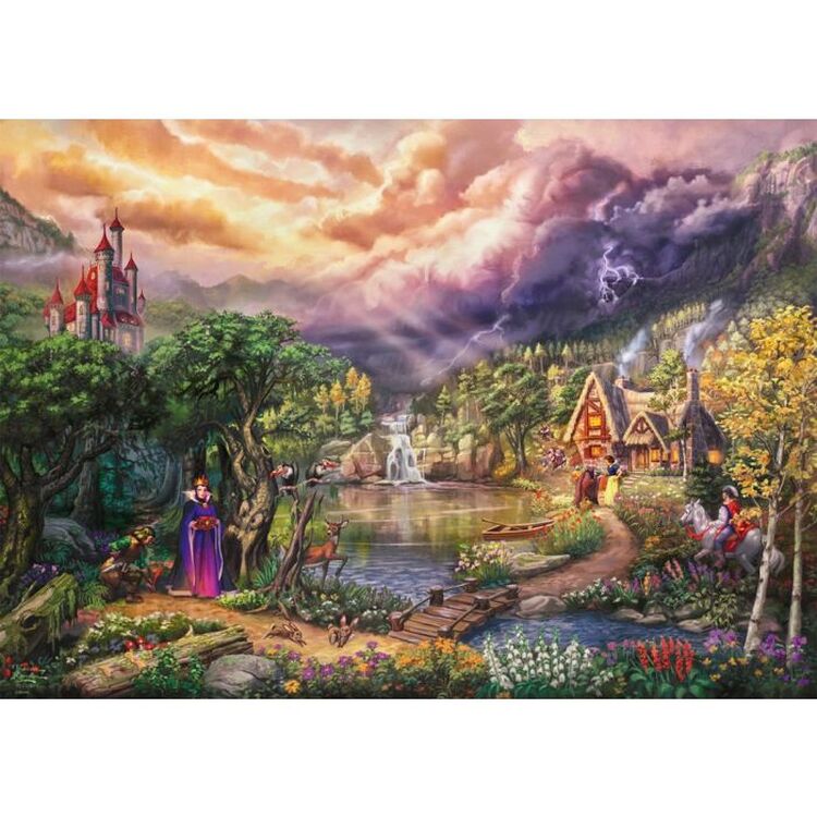 Product Puzzle 58037 Kinkade Disney Snow White And The Queen 1000 Pieces image