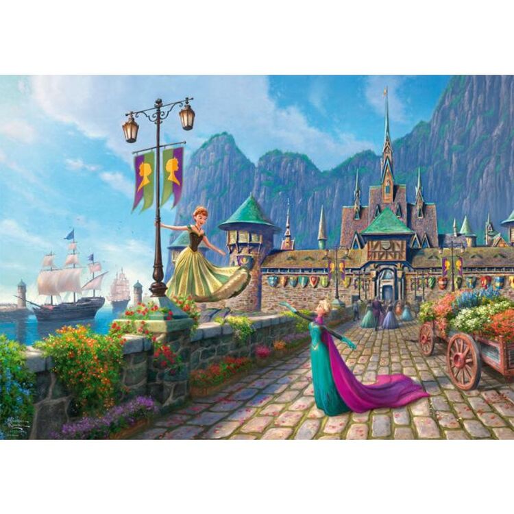 Product Παζλ 58042 Kinkade Disney Frozen, Celebrating In Arendelle 1000 Κομμάτια image