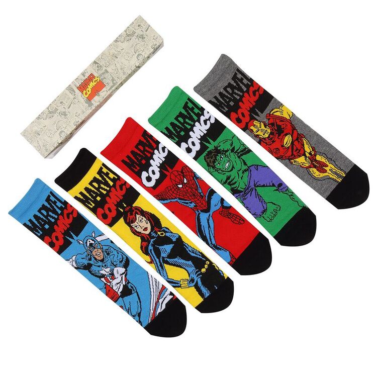 Product Marvel Avengers 5 Pack Sock Gift Set image